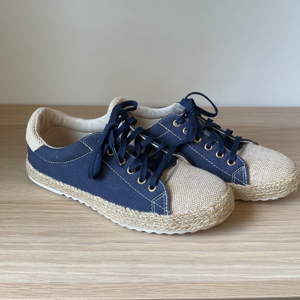 Summer navy Espadrilles size 5